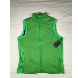 G/FORE Mens Mid-Layer Golf Vest Lime Green GMO000047 Size M NWT